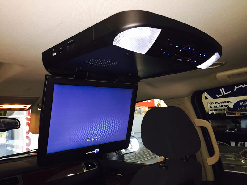 Car TV Display in the Backseat